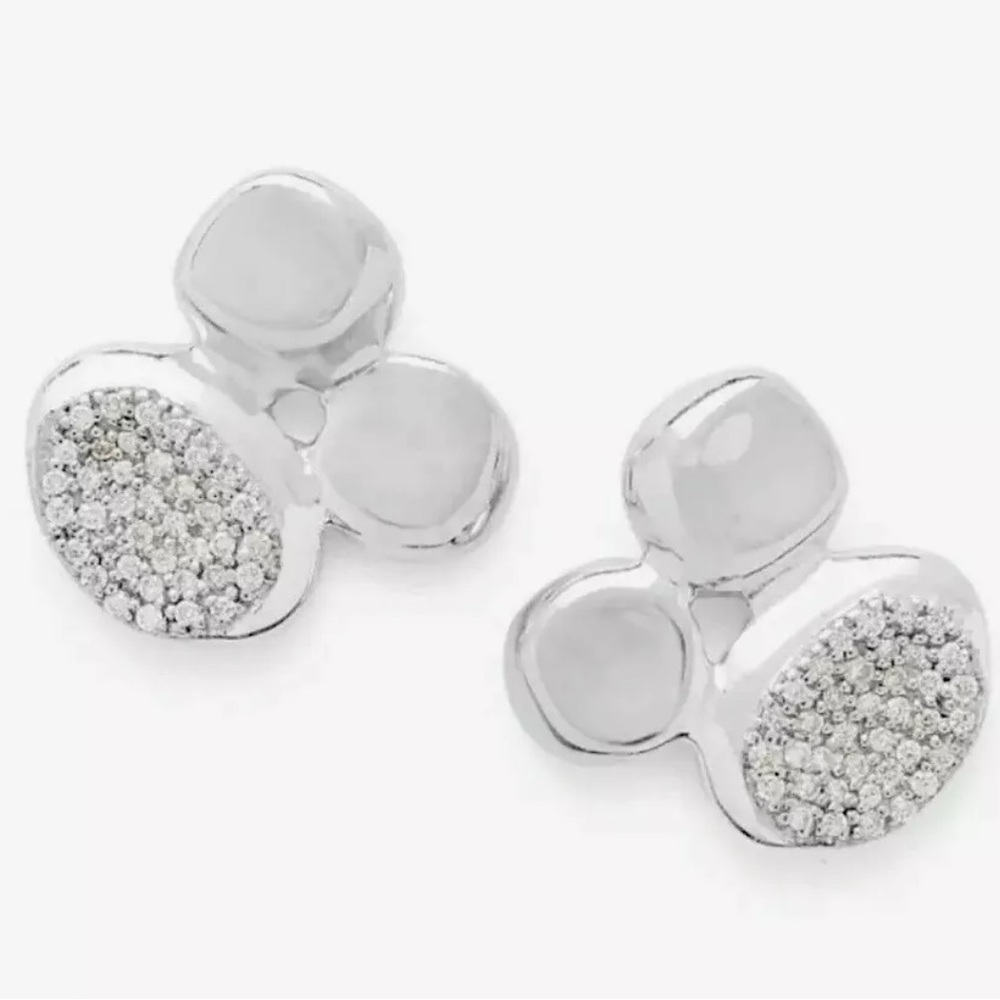 Ippolita Onda Cluster Stud Earring with Pave